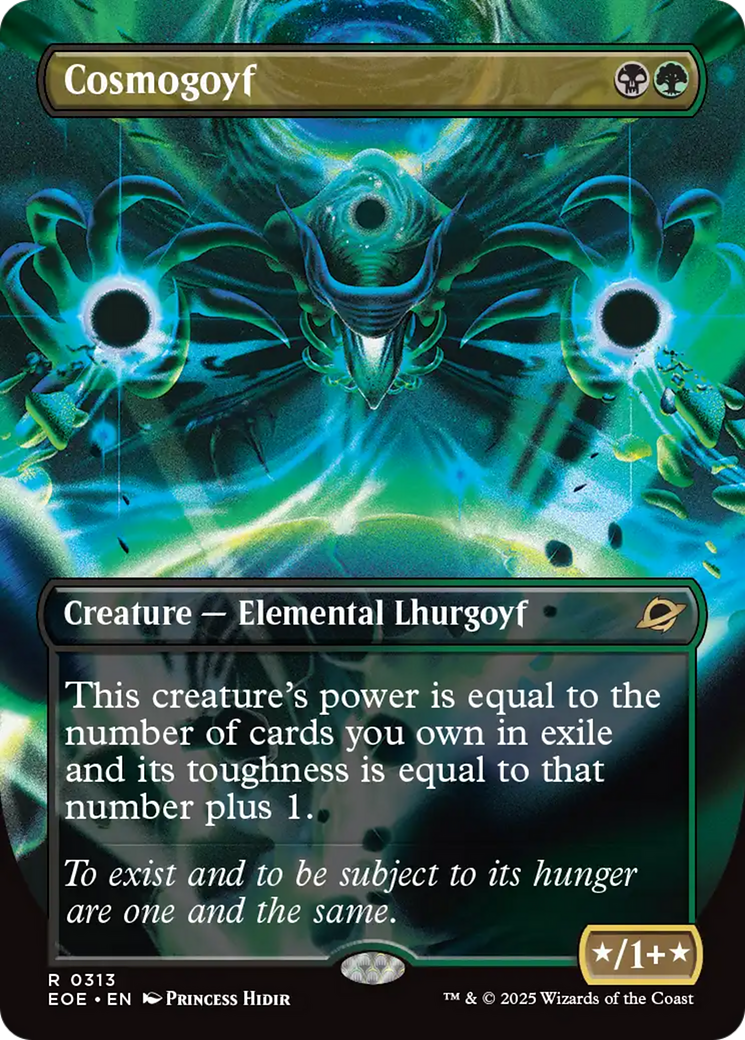 Cosmogoyf (Borderless) [Edge of Eternities] | Galaxy Games LLC