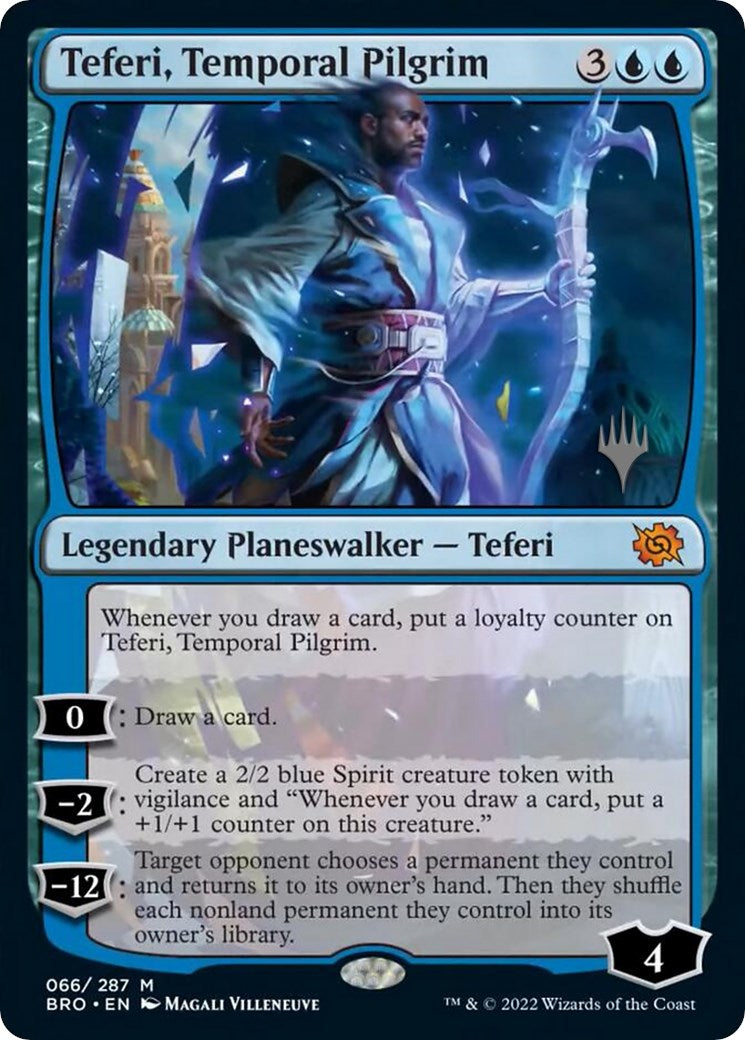 Teferi, Temporal Pilgrim (Promo Pack) [The Brothers' War Promos] | Galaxy Games LLC