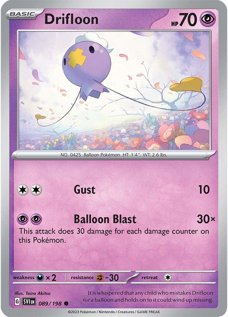 Drifloon (089/198) [Scarlet & Violet: Base Set] | Galaxy Games LLC