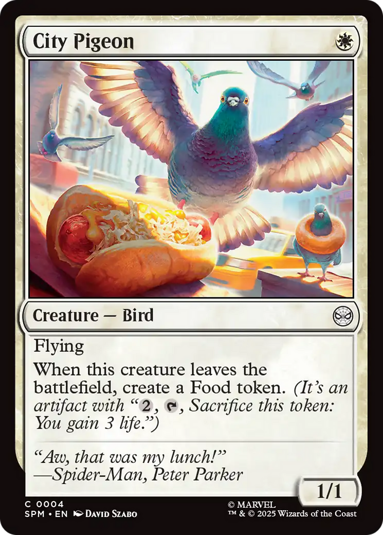 City Pigeon [Marvel's Spider-Man] | Galaxy Games LLC