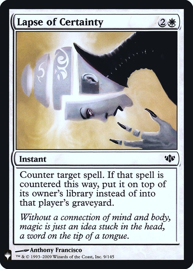 Lapse of Certainty [Mystery Booster] | Galaxy Games LLC