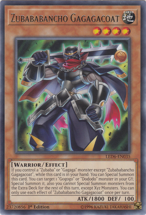 Zubababancho Gagagacoat [LED6-EN035] Rare | Galaxy Games LLC