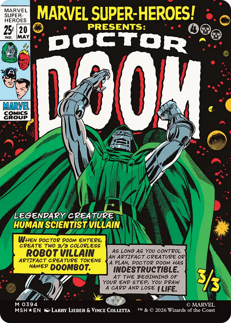 Doctor Doom (Borderless) [Marvel Super Heroes] | Galaxy Games LLC