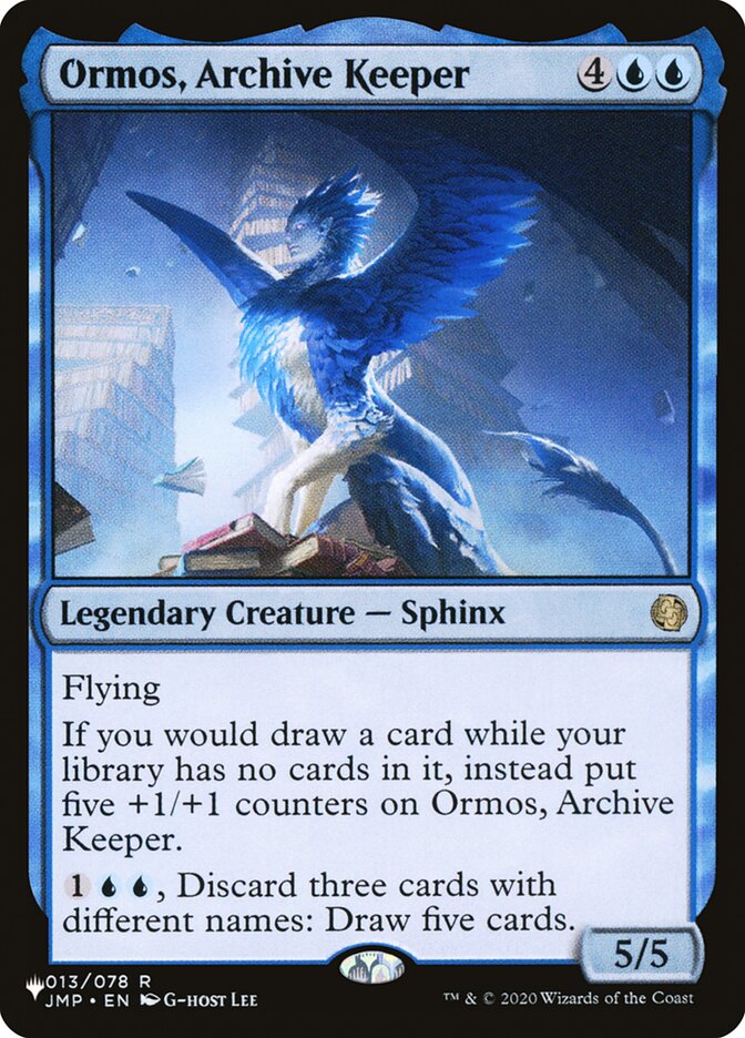 Ormos, Archive Keeper [The List] | Galaxy Games LLC