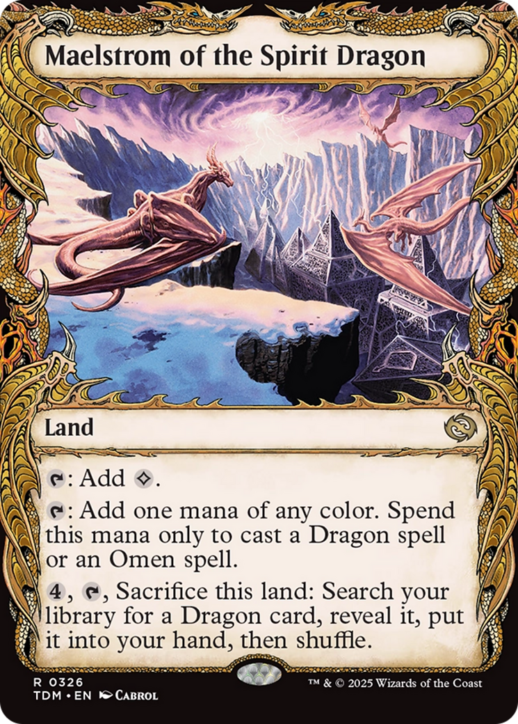 Maelstrom of the Spirit Dragon (Showcase) [Tarkir: Dragonstorm] | Galaxy Games LLC