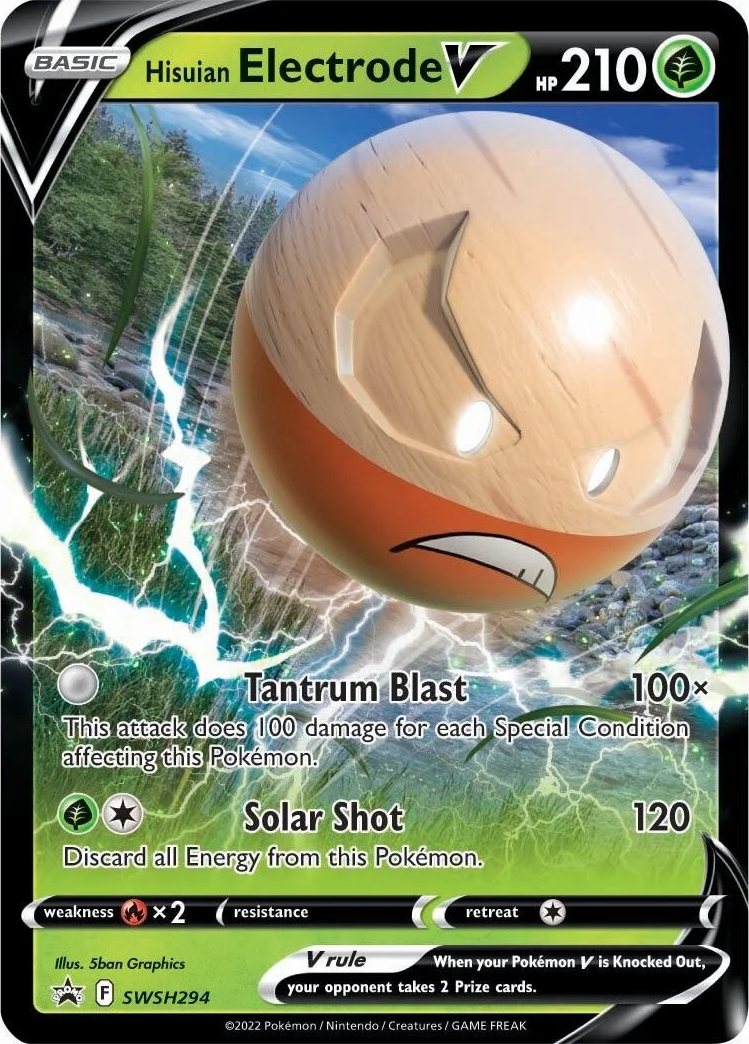 Hisuian Electrode V (SWSH294) [Sword & Shield: Black Star Promos] | Galaxy Games LLC