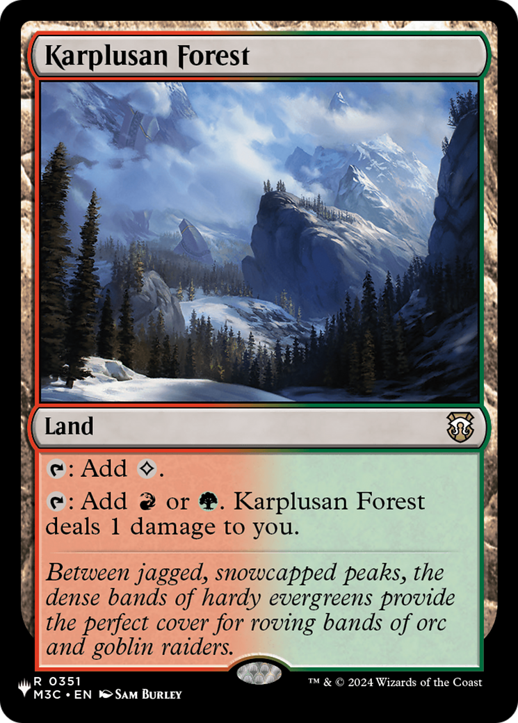Karplusan Forest (M3C) [The List] | Galaxy Games LLC