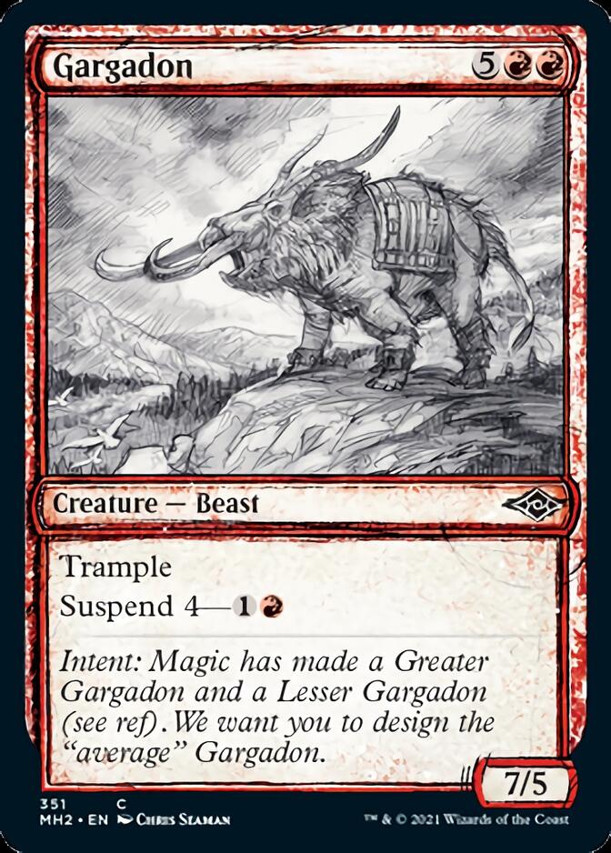 Gargadon (Sketch) [Modern Horizons 2] | Galaxy Games LLC
