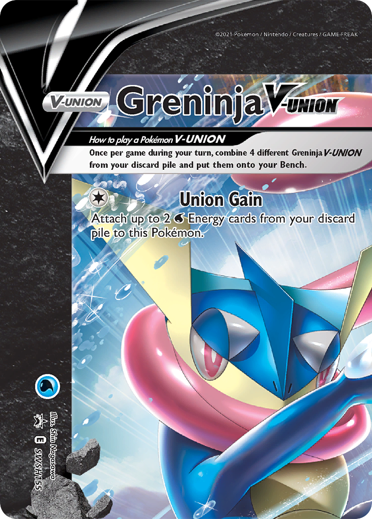 Greninja V-Union (SWSH155) [Sword & Shield: Black Star Promos] | Galaxy Games LLC