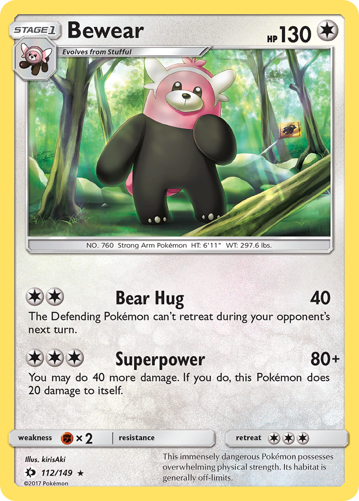 Bewear (112/149) [Sun & Moon: Base Set] | Galaxy Games LLC