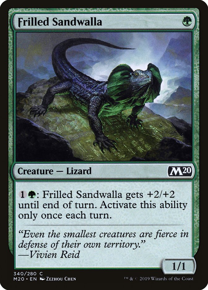 Frilled Sandwalla [Core Set 2020] | Galaxy Games LLC