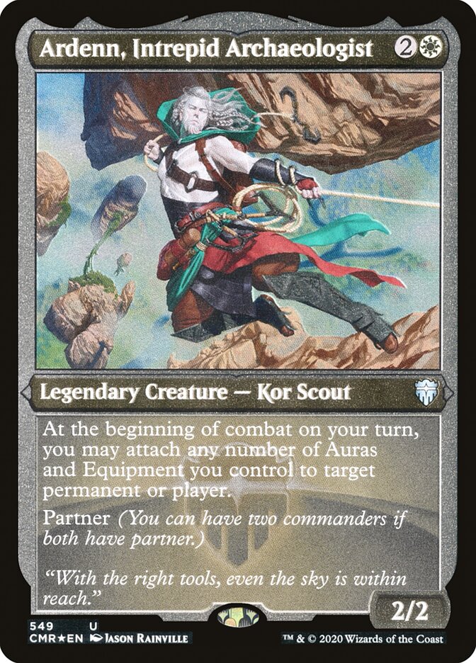 Ardenn, Intrepid Archaeologist (Etched) [Commander Legends] | Galaxy Games LLC
