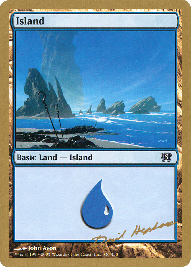 Island (dh336) (Dave Humpherys) [World Championship Decks 2003] | Galaxy Games LLC