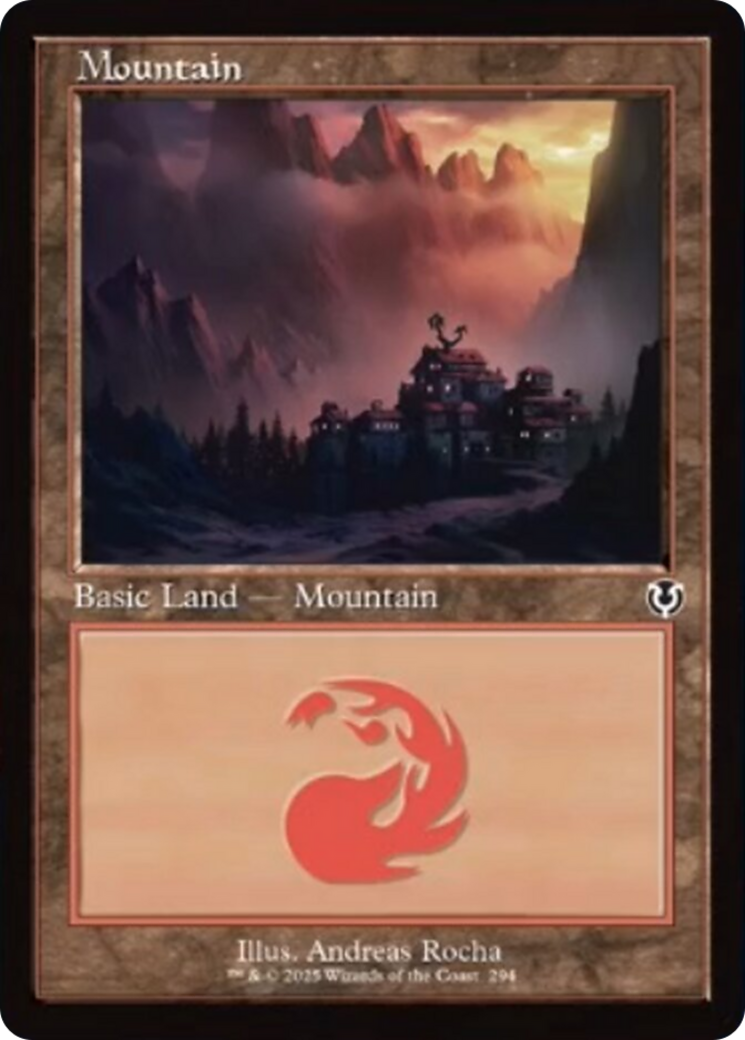 Mountain (294) (Retro Frame) [Innistrad Remastered] | Galaxy Games LLC