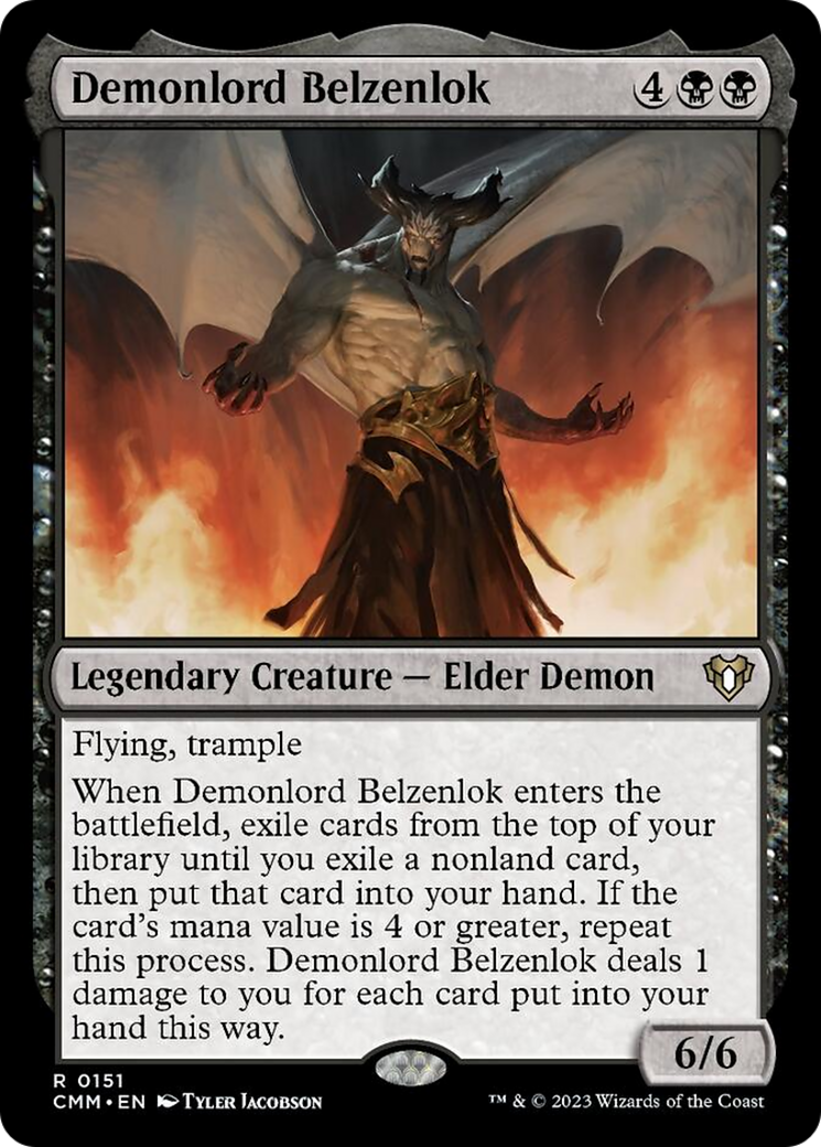 Demonlord Belzenlok [Commander Masters] | Galaxy Games LLC