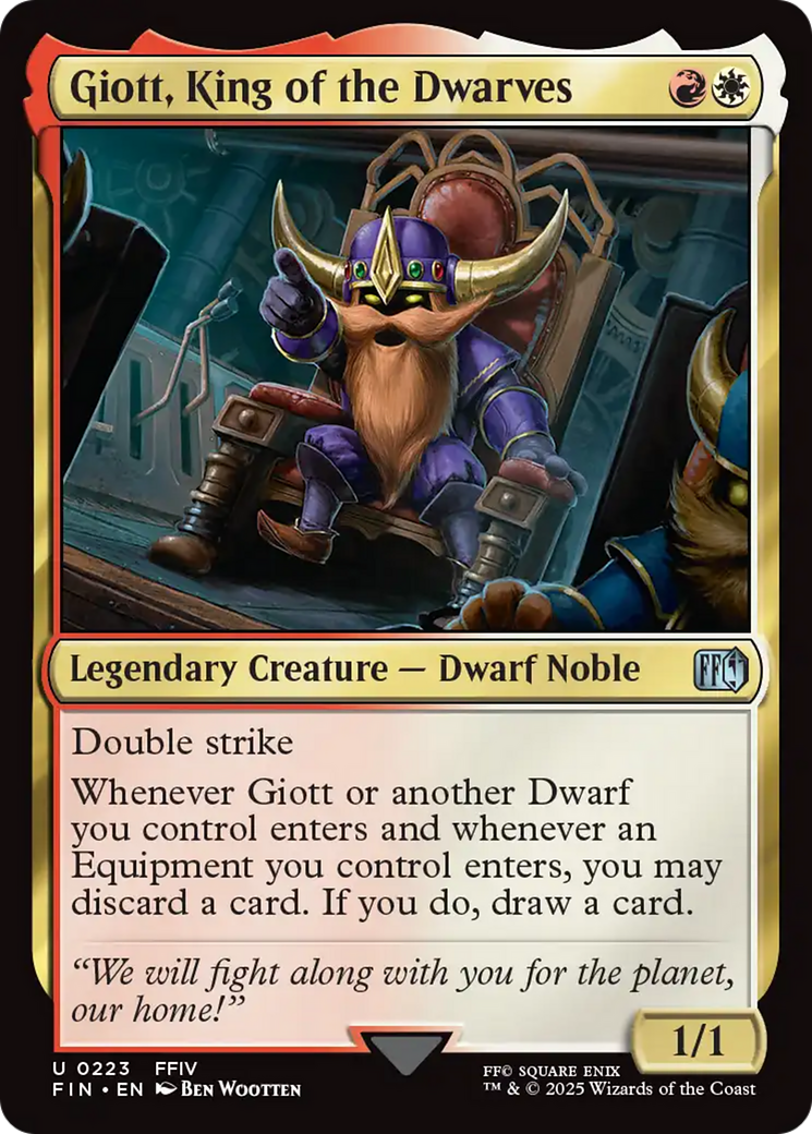Giott, King of the Dwarves [FINAL FANTASY] | Galaxy Games LLC
