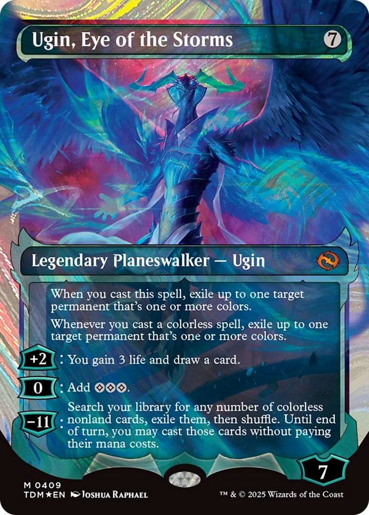Ugin, Eye of the Storms (Showcase) (Halo Foil) [Tarkir: Dragonstorm] | Galaxy Games LLC