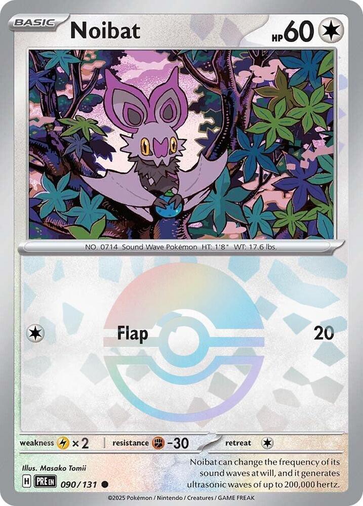 Noibat (090/131) (Poke Ball Pattern) [Scarlet & Violet: Prismatic Evolutions] | Galaxy Games LLC