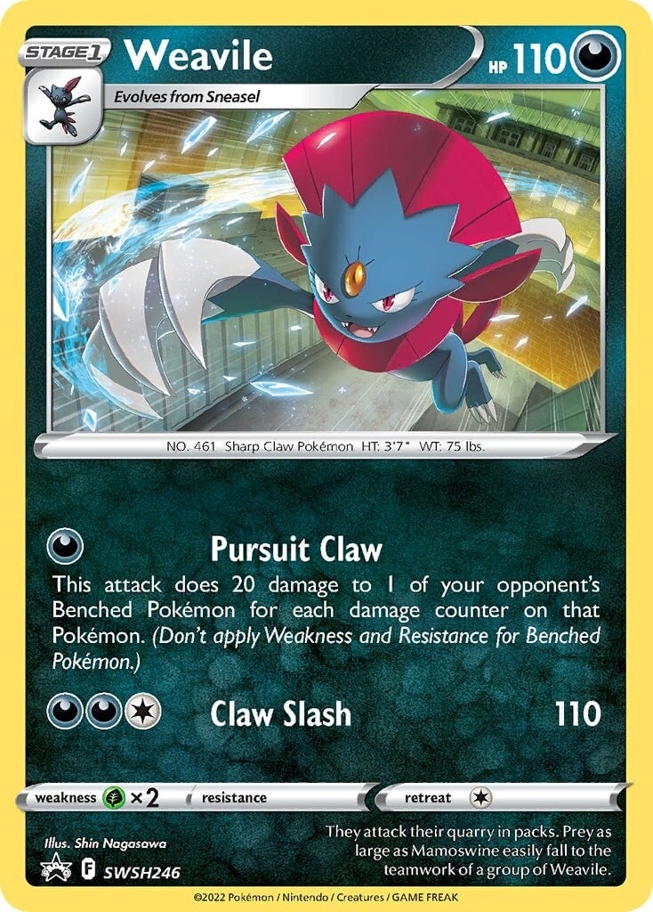 Weavile (SWSH246) [Sword & Shield: Black Star Promos] | Galaxy Games LLC