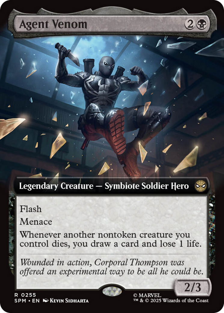 Agent Venom (Extended Art) [Marvel's Spider-Man] | Galaxy Games LLC