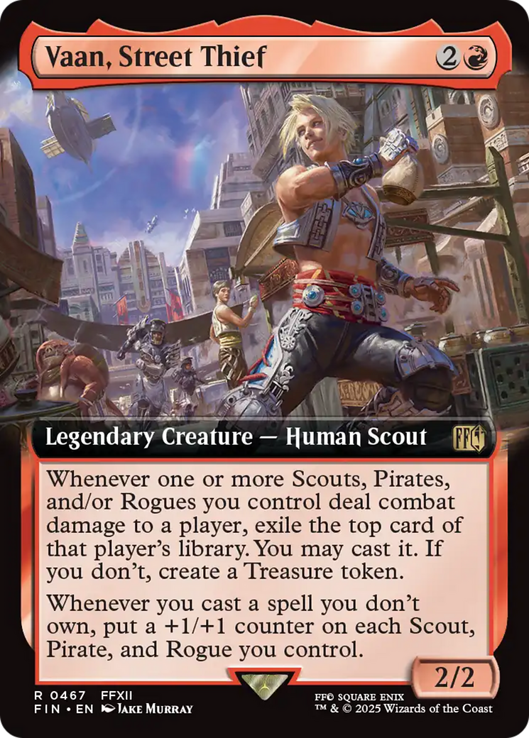 Vaan, Street Thief (Extended Art) [FINAL FANTASY] | Galaxy Games LLC