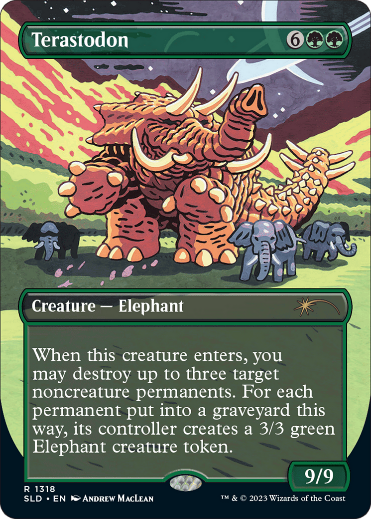 Terastodon (Rainbow Foil) [Secret Lair Drop Series] | Galaxy Games LLC