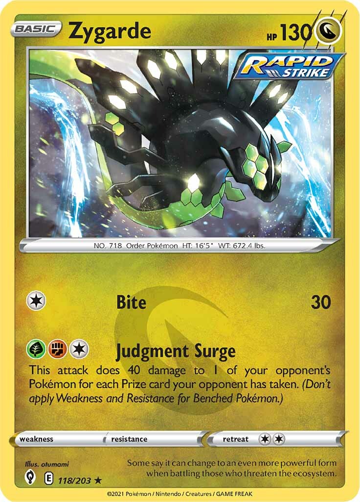 Zygarde (118/203) [Sword & Shield: Evolving Skies] | Galaxy Games LLC