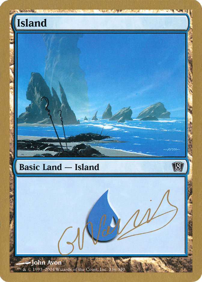 Island (gn336) (Gabriel Nassif) [World Championship Decks 2004] | Galaxy Games LLC