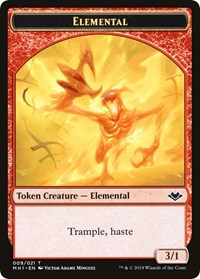 Elemental (009) // Goblin Double-Sided Token [Modern Horizons Tokens] | Galaxy Games LLC