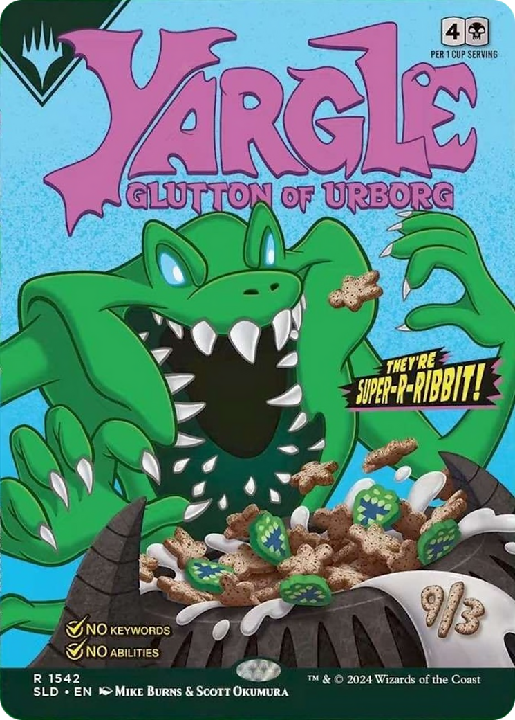 Yargle, Glutton of Urborg (Rainbow Foil) [Secret Lair Drop Series] | Galaxy Games LLC