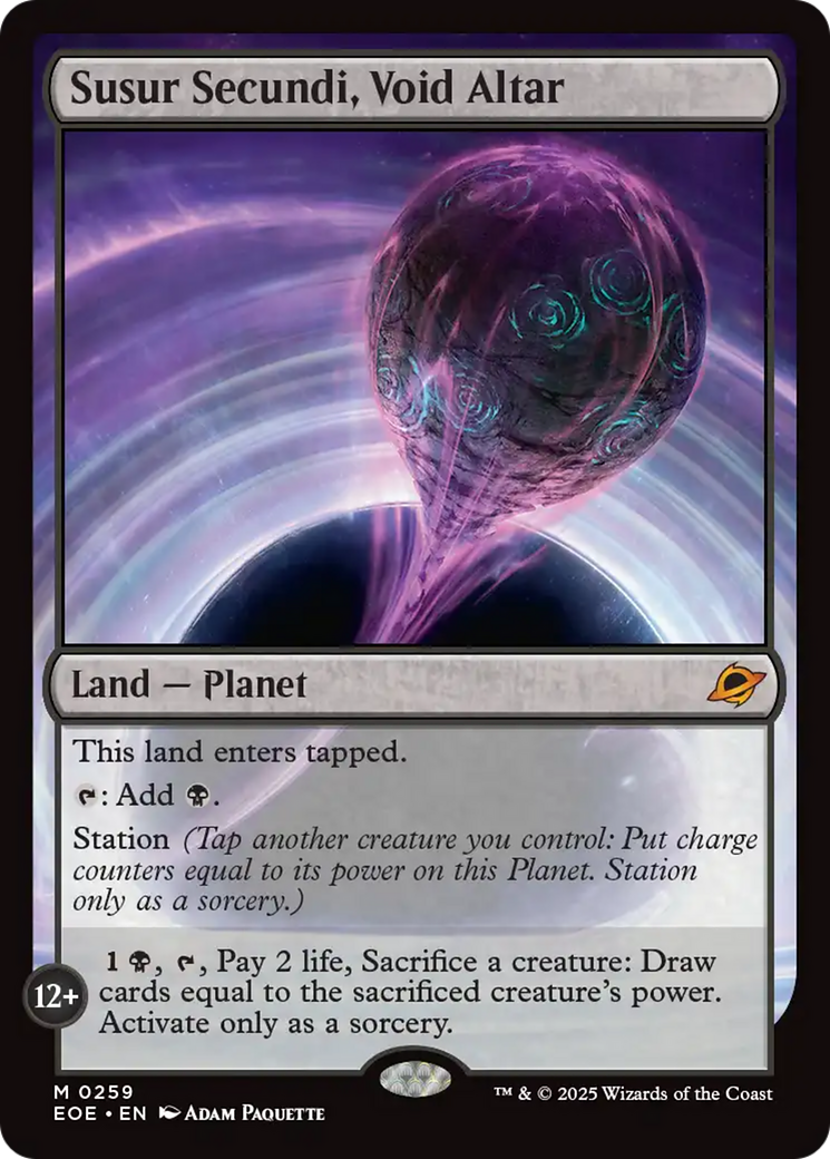 Susur Secundi, Void Altar [Edge of Eternities] | Galaxy Games LLC