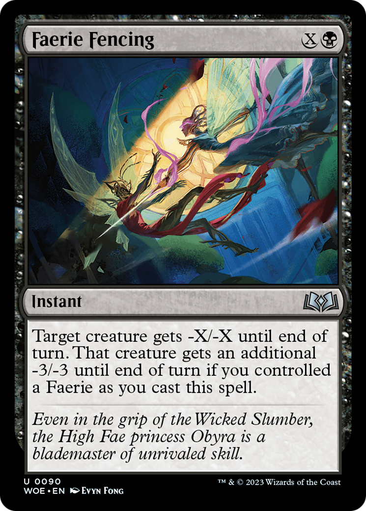 Faerie Fencing [Wilds of Eldraine] | Galaxy Games LLC
