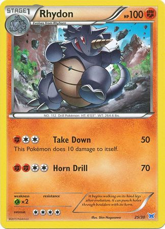 Rhydon (25/30) [XY: Trainer Kit 2 - Latios] | Galaxy Games LLC