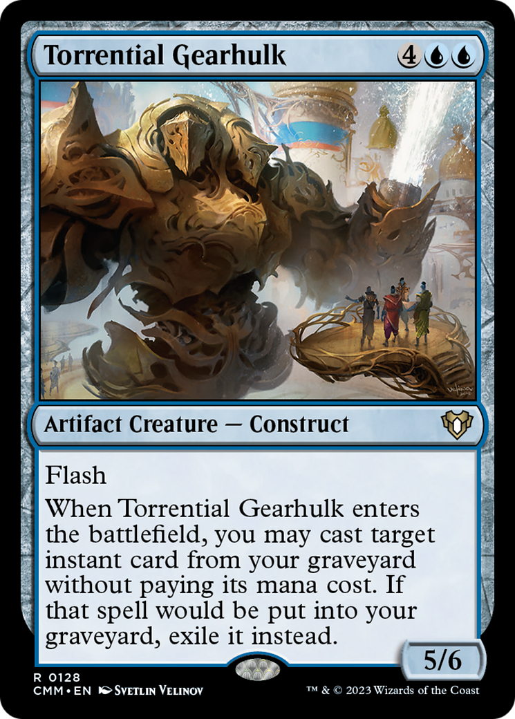 Torrential Gearhulk [Commander Masters] | Galaxy Games LLC