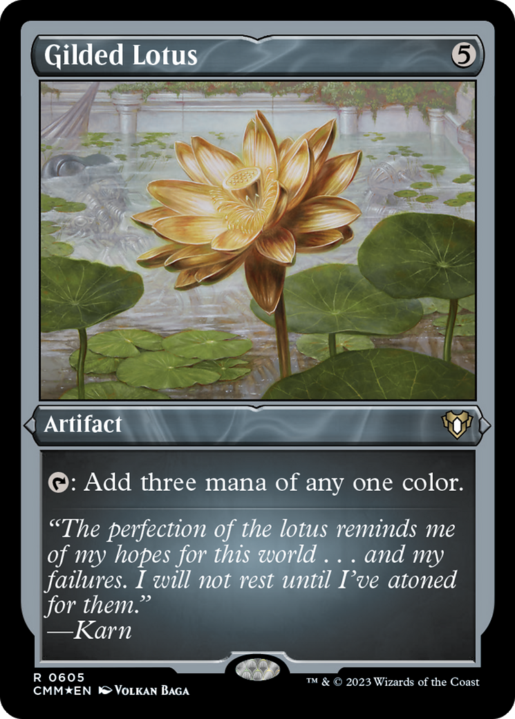 Gilded Lotus (Foil Etched) [Commander Masters] | Galaxy Games LLC