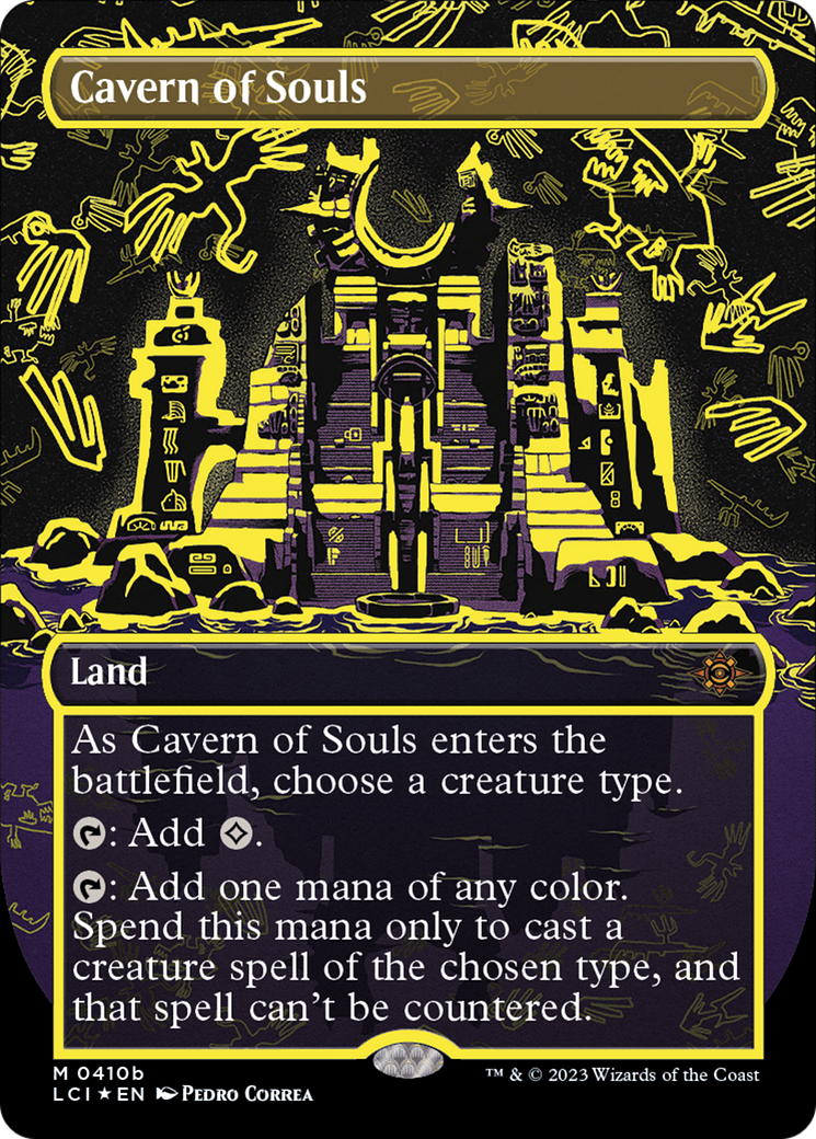 Cavern of Souls (0410b) (Borderless) [The Lost Caverns of Ixalan] | Galaxy Games LLC