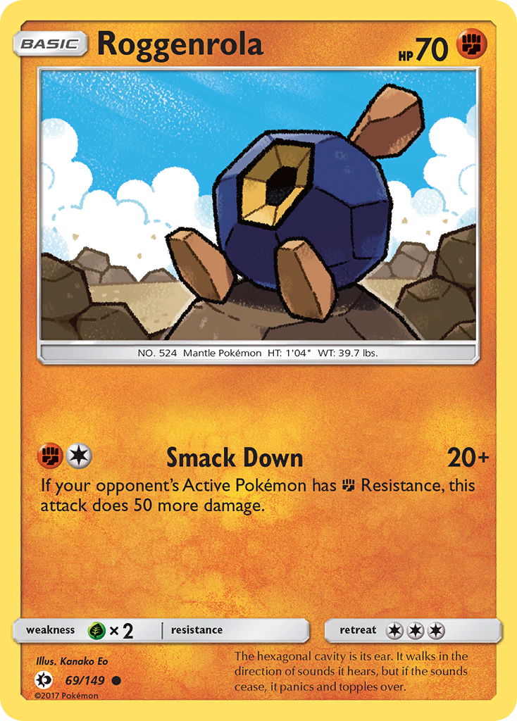 Roggenrola (69/149) [Sun & Moon: Base Set] | Galaxy Games LLC