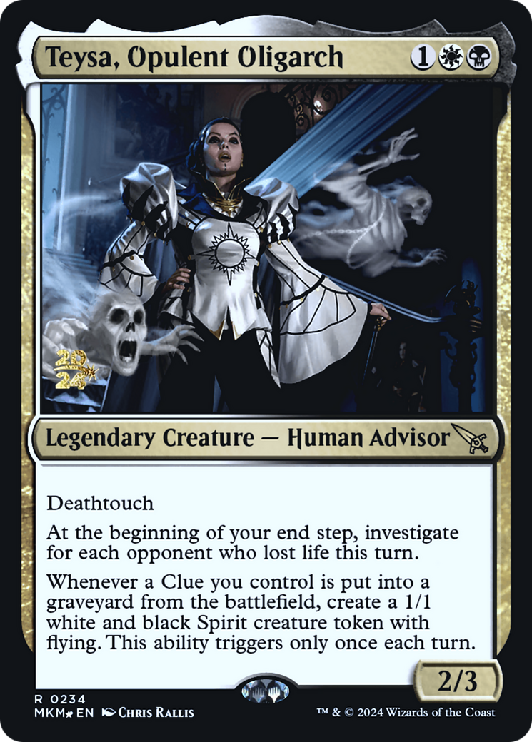 Teysa, Opulent Oligarch [Murders at Karlov Manor Prerelease Promos] | Galaxy Games LLC