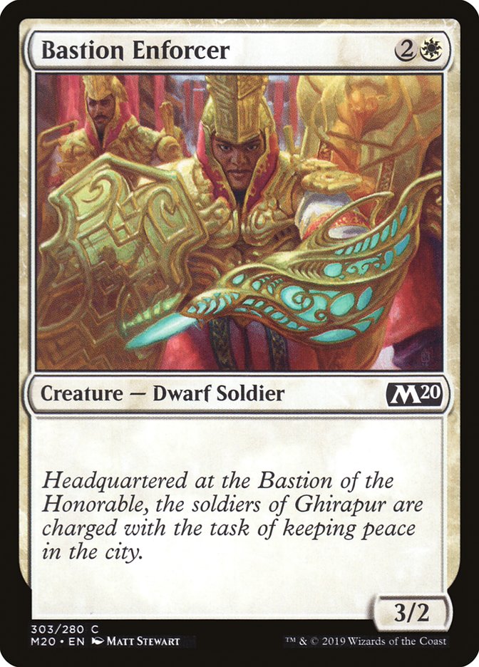 Bastion Enforcer [Core Set 2020] | Galaxy Games LLC