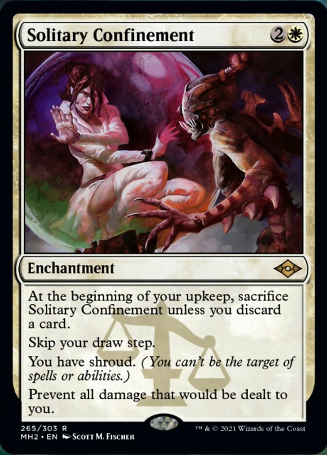 Solitary Confinement (Foil Etched) [Modern Horizons 2] | Galaxy Games LLC