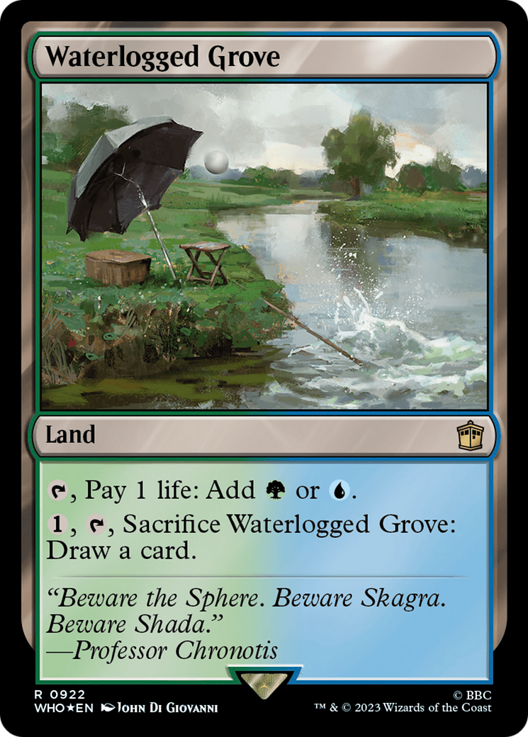 Waterlogged Grove (Surge Foil) [Doctor Who] | Galaxy Games LLC