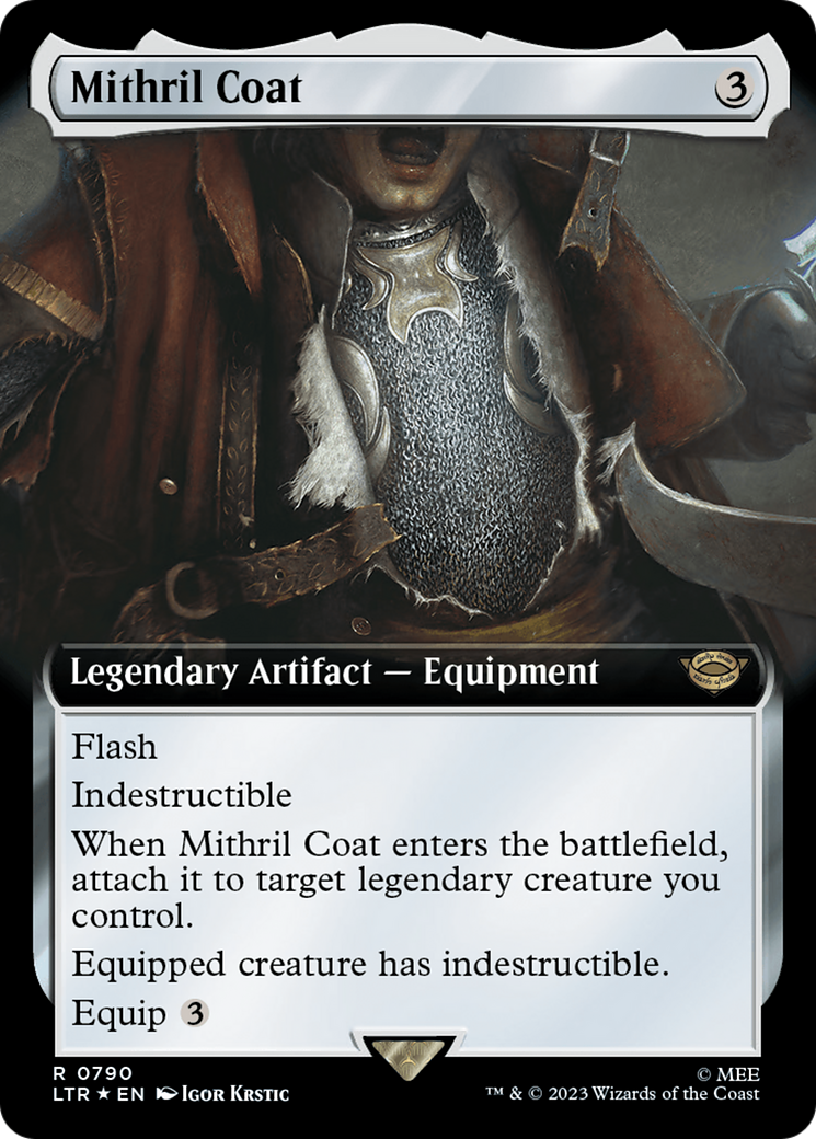 Mithril Coat (Extended Art) (Surge Foil) [The Lord of the Rings: Tales of Middle-Earth] | Galaxy Games LLC