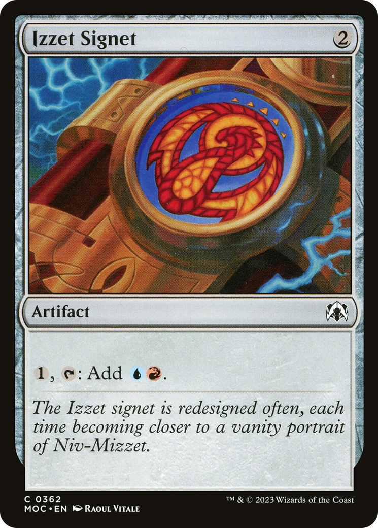 Izzet Signet [March of the Machine Commander] | Galaxy Games LLC