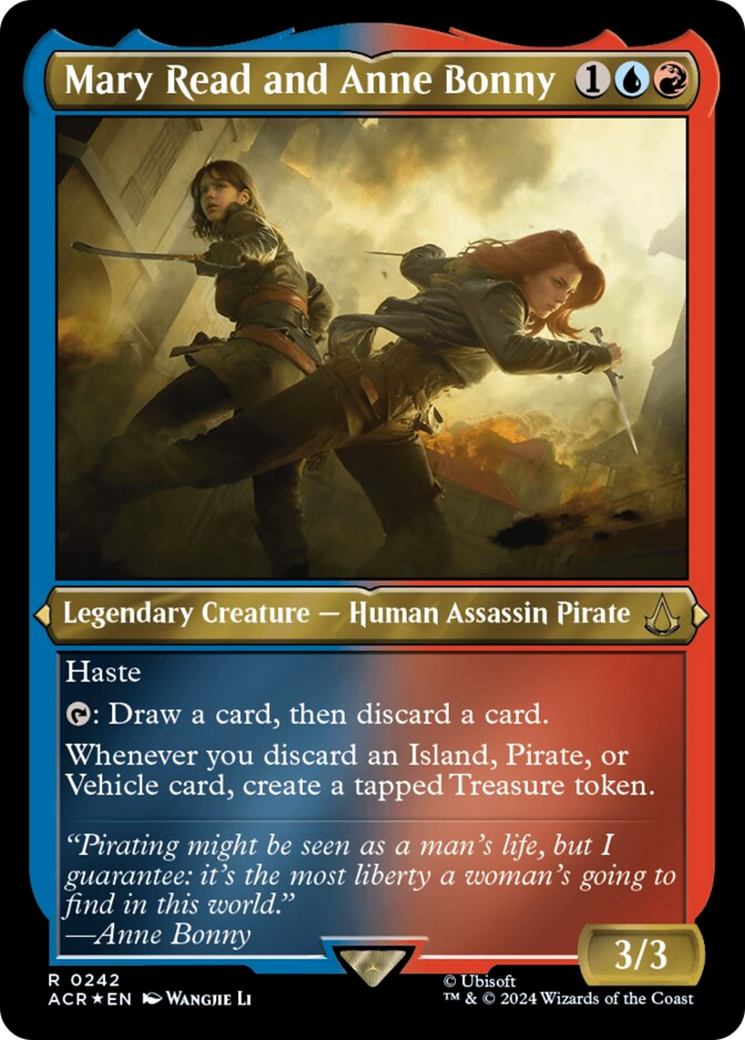 Mary Read and Anne Bonny (Foil Etched) [Assassin's Creed] | Galaxy Games LLC