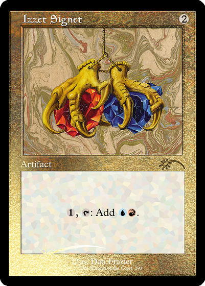 Izzet Signet (Retro) (Foil Etched) [Secret Lair Drop Series] | Galaxy Games LLC