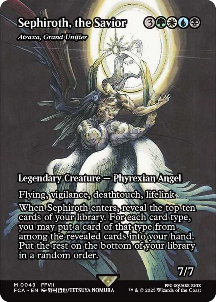 Sephiroth, the Savior - Atraxa, Grand Unifier (Showcase) [FINAL FANTASY : Through the Ages] | Galaxy Games LLC