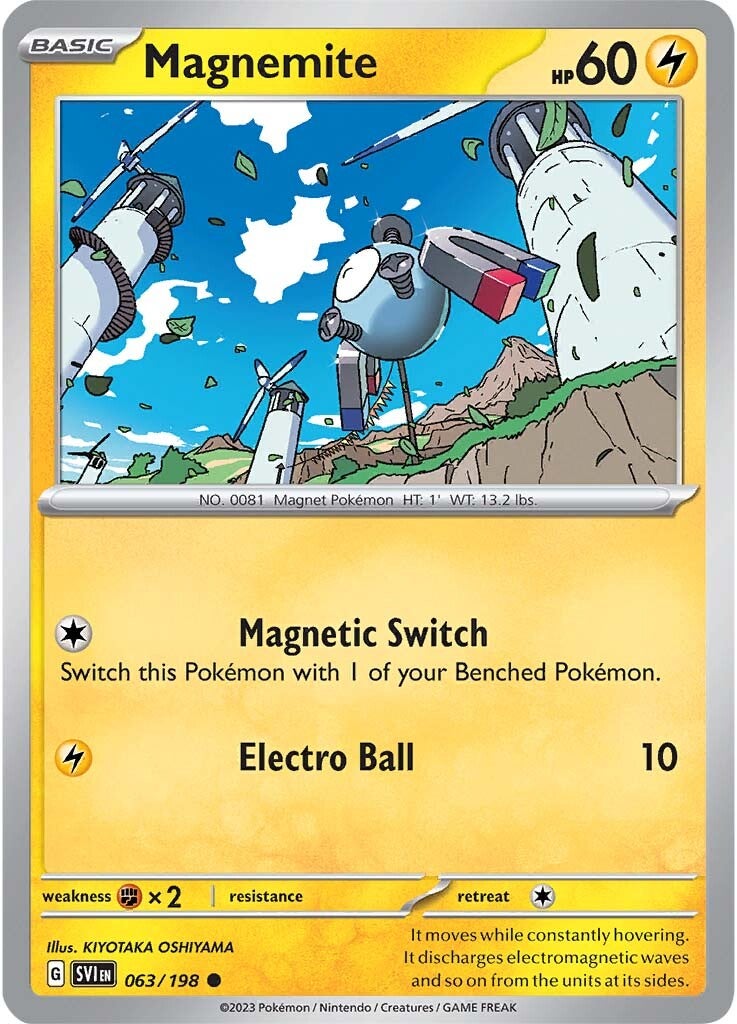 Magnemite (063/198) [Scarlet & Violet: Base Set] | Galaxy Games LLC