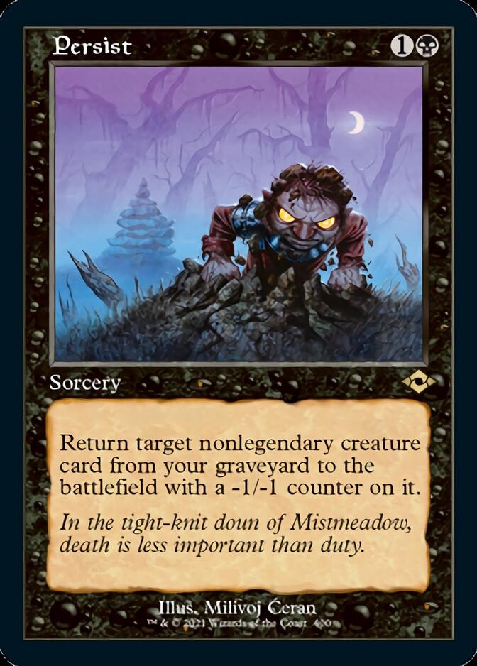 Persist (Retro Foil Etched) [Modern Horizons 2] | Galaxy Games LLC