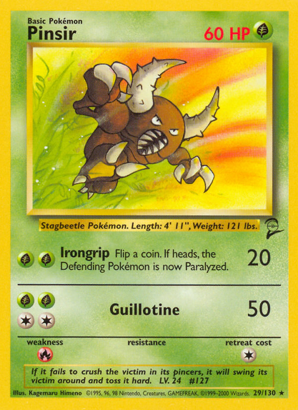Pinsir (29/130) [Base Set 2] | Galaxy Games LLC