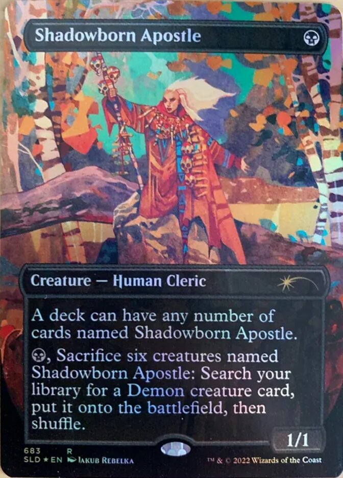 Shadowborn Apostle (Borderless) (683) [Secret Lair Drop Promos] | Galaxy Games LLC